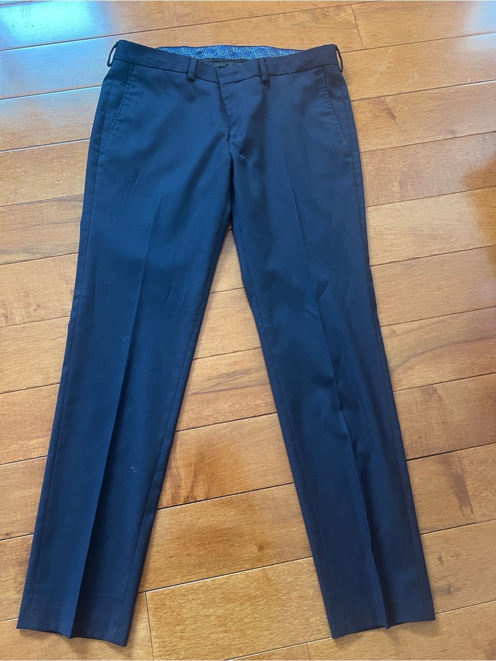 Boys Classic Black Dress Pants - Tailored Fit
